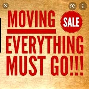 Moving sale
